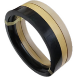 Fabric-reinforced oil seal