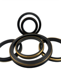 Fabric-reinforced oil seal